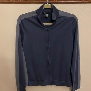 INC men’s Pima cotton blend zip up knit lightweight sweater mock turtleneck SM